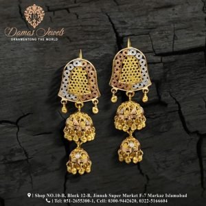 Gold Earring Design 007