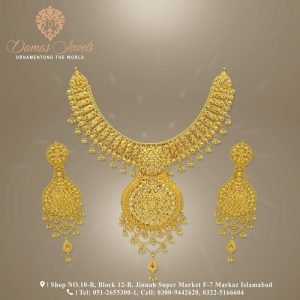 Gold Necklace Design 014