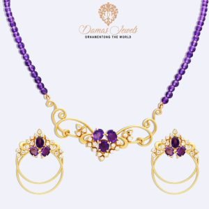 Gold Necklace Design 030